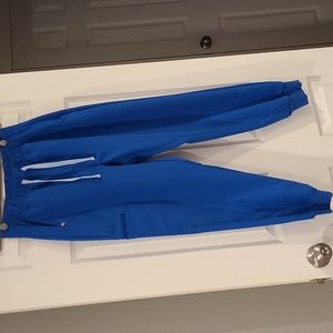 Figs Medium Petite High Waisted Zamora Joggers in Denim